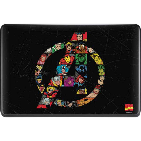 Marvel Classic Comics Avengers Logo Google Pixelbook Go Skin